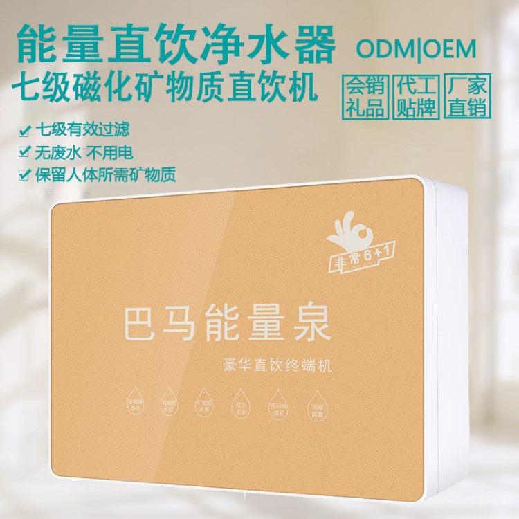 美容凈水機批發家用廚房67級直飲超濾磁化凈水器 會銷禮品oem廠家