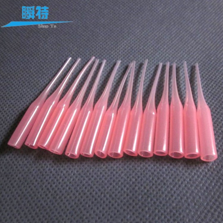 瞬特導流紅色膠水滴管老鼠尾巴管5CM滴管廠家現貨批發