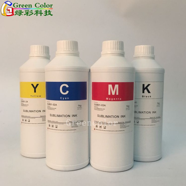 適用愛普生4色熱轉印墨水 DX4 DX5噴頭熱轉印墨水 DX7轉印墨水