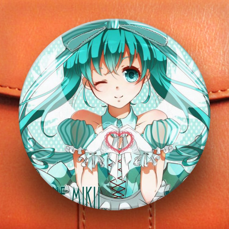 热卖款 初音未来徽章/镜子马口铁 动漫卡通饰品 厂家批发[30]