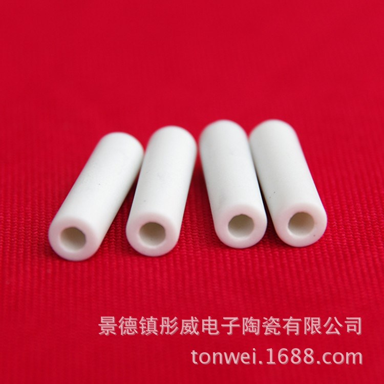 廠家現貨 熔斷器陶瓷外殼 小陶瓷管 陶瓷套管 耐高溫絕緣瓷管