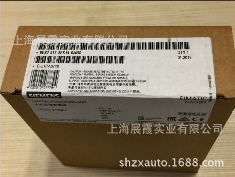 上海 江浙 6ES7317-2EK14-0AB0 西門子PLC控制器中央處理器模組