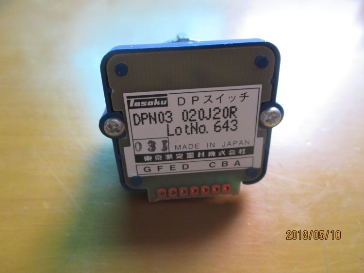 全新原裝東京測定03J波段開關(guān)DPN03 020J20R