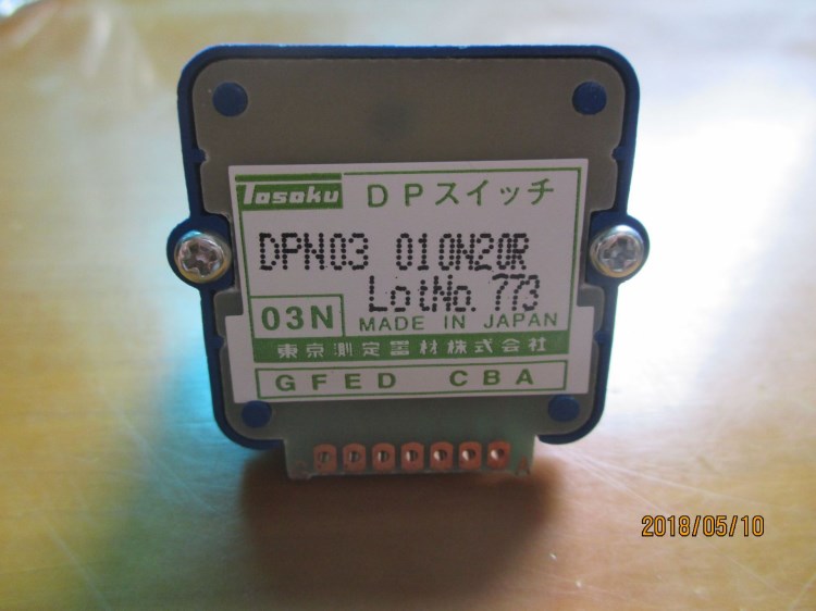 全新原裝東京測定03N波段開關(guān)DPN03 010N20R