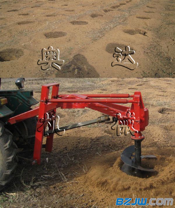 果樹種植挖坑機(jī) 拖拉機(jī)帶動(dòng)挖坑機(jī)打樁機(jī) 太陽能支架鉆孔機(jī)