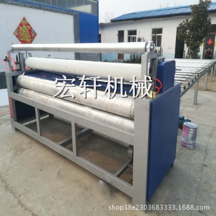 三輥涂膠機 小型單面平面板材涂膠機全自動滾涂機木工機械