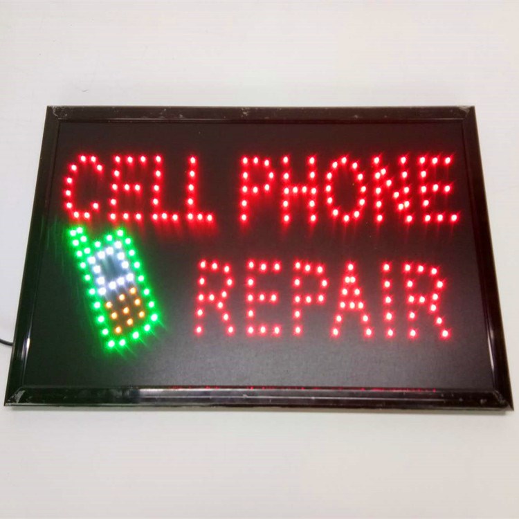 led廣告招牌動態發光字廣告牌霓虹燈牌廠家直銷LED sign phone