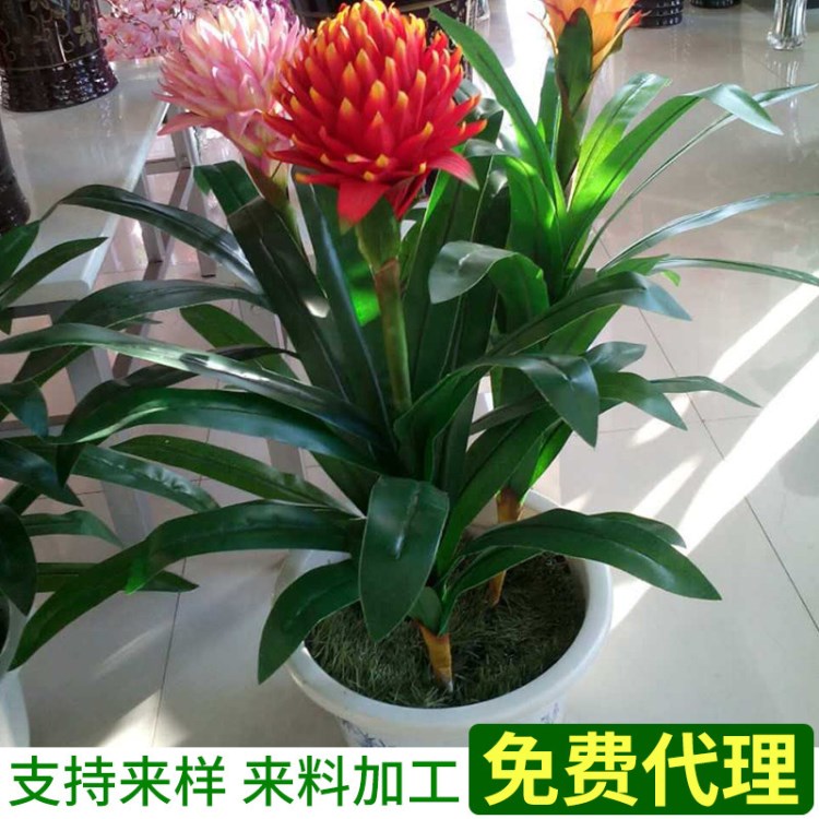 廠家直銷 仿真花瓶花 鴻運(yùn)當(dāng)頭2號仿真干花 藝術(shù)裝飾菊花頭小鴻運(yùn)