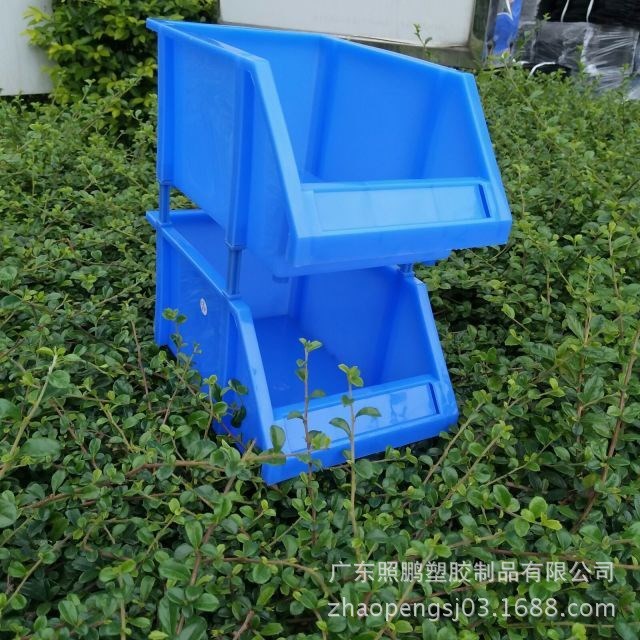 6號塑料零件盒 斜口物料盒 組合式零件箱 分類五金零件箱