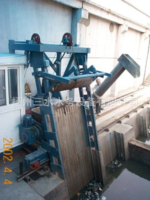 抓斗移動式格柵輸送壓榨一體機