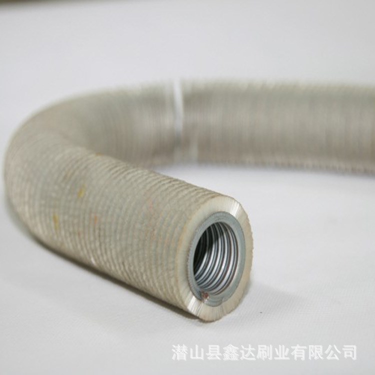廠家訂做尼龍絲彈簧刷輥 磨料絲彈簧刷 清洗彈簧毛刷