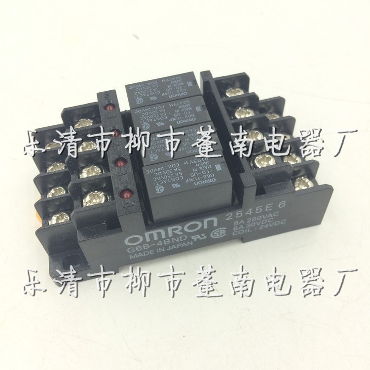 供應(yīng) 中間繼電器 G6B-1174P-FD-US 24VDC 4只腳 G6B-4BND DC24V