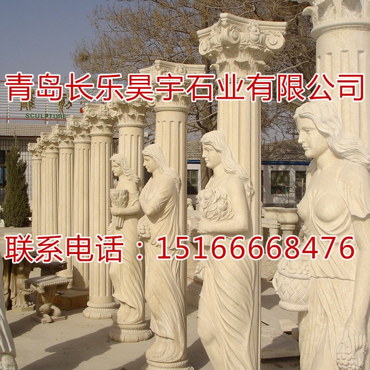 昊宇定制定做羅馬柱 圓柱 欄桿 石條線  廠家制作 品質(zhì)