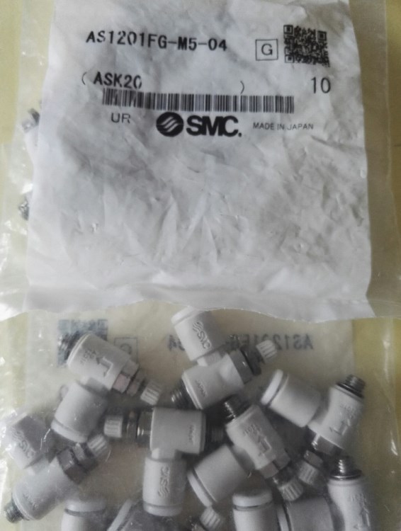 現(xiàn)貨SMC全新原裝AS1201FG-M5-04調(diào)速接頭假一賠十