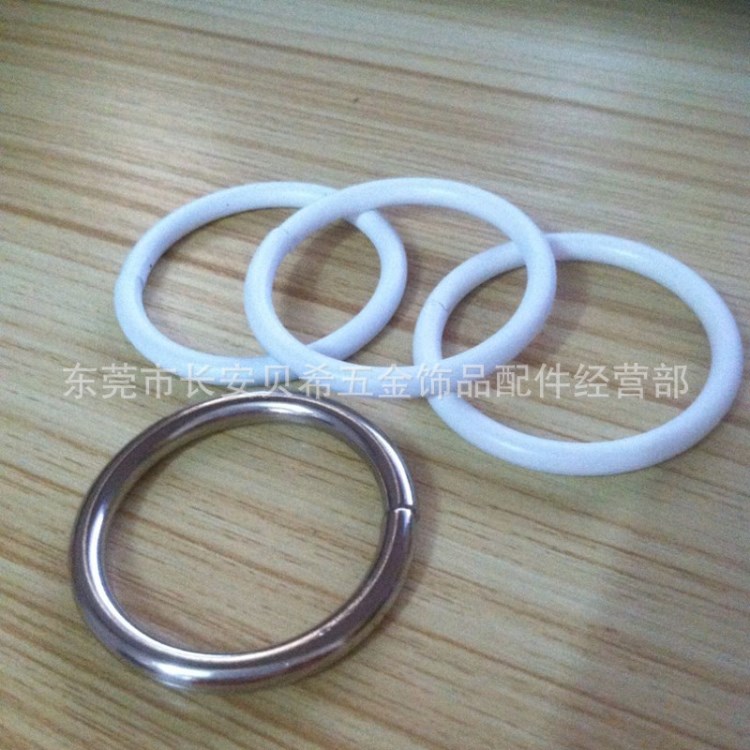 廠家供應各類 鐵線圈 圓圈 鐵線針通 鐵線拉心扣 25mm現貨