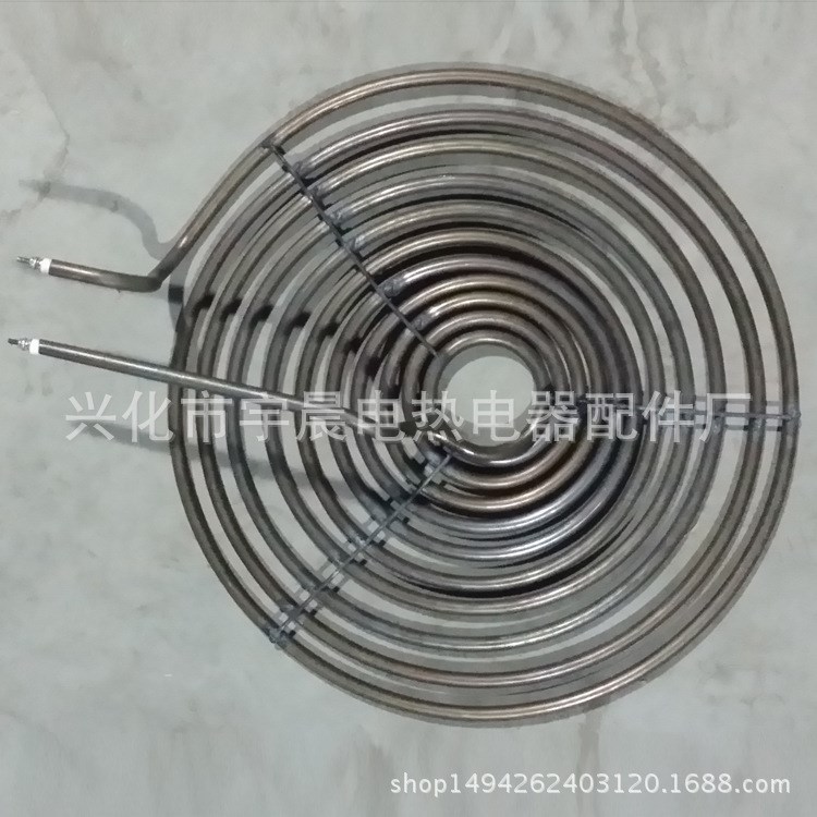 定制不銹鋼電加熱管空氣加熱管 蚊香型電加熱管油罐加熱管
