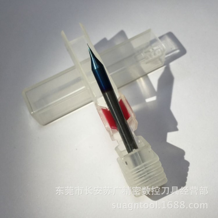 R0.15*0.6*50L HRC65&deg;鎢鋼涂層銑刀 微小徑球型立銑刀鑼刀