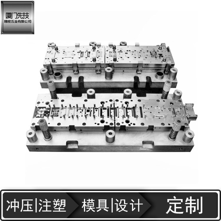 沖壓模具制造加工金屬配件五金連續模led球泡燈散熱鋁材拉伸模具