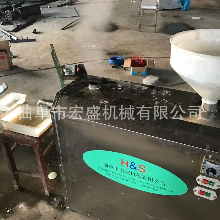 自動(dòng)溫控電熱自熟米豆腐機(jī) 宏盛免熬煮出機(jī)成型米豆腐機(jī)價(jià)格