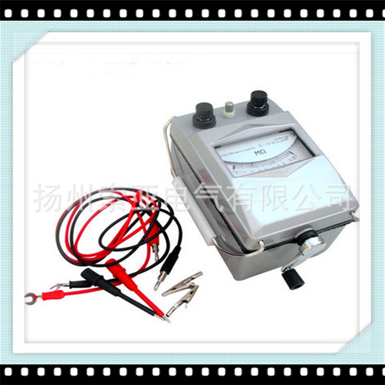 廠家直銷指針式 ZC11D-10 ZC11D-5絕緣電阻測(cè)試儀2500V兆歐表搖表