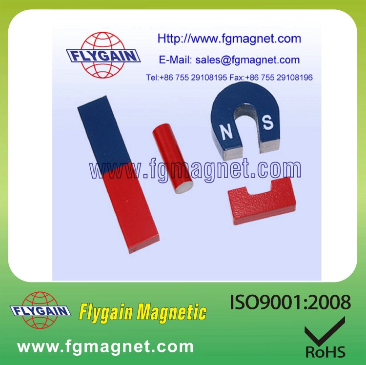 万轩供应铝镍钴磁铁  套装教学磁铁 马蹄形磁