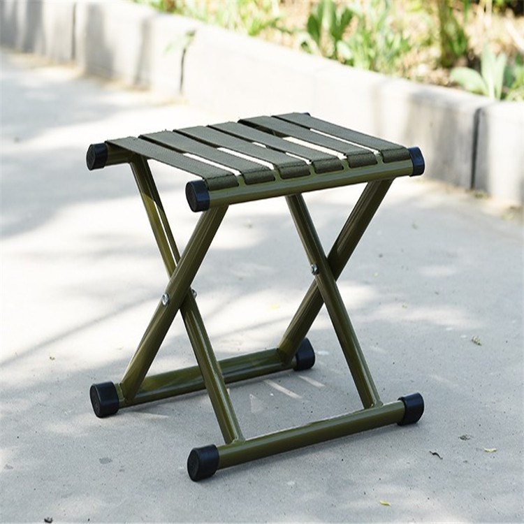 户外便携式折叠椅野战军绿色迷彩马扎钓鱼军训小凳子写生凳子