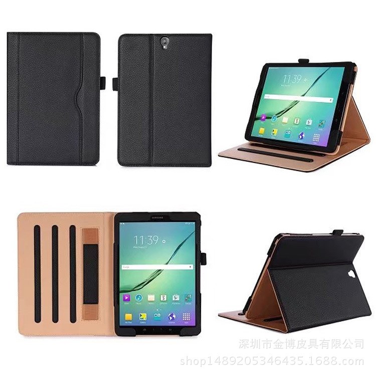 適用于 三星Tab S3 T820/T82 5商務手托插卡文件包超薄保護套殼