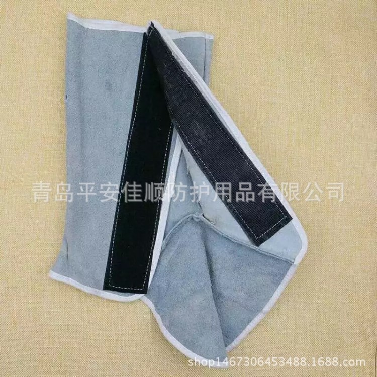 廠家批發生產 牛皮足部防護腳套 焊工用防護腳套