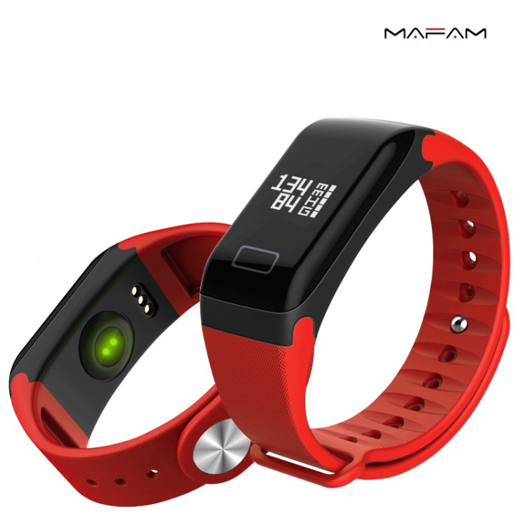 F1智能手環R3運動計步記錄心率血壓睡眠久坐監測防水WearFit APP