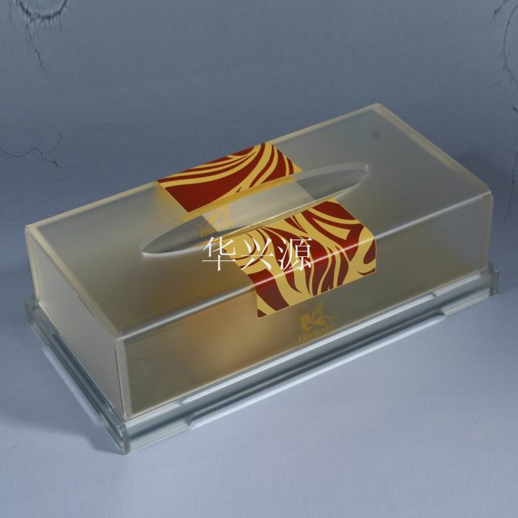 供應KTV賓館用品 有機玻璃抽紙盒