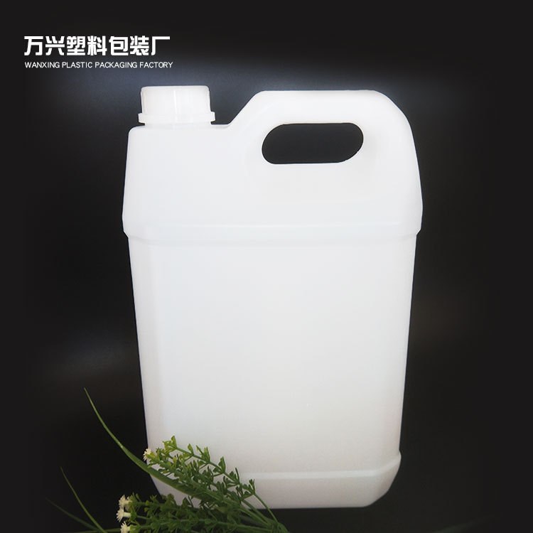 【現(xiàn)貨】5L塑料瓶 塑料桶 肥料通 化工塑料桶 方形油壺涂料包裝桶