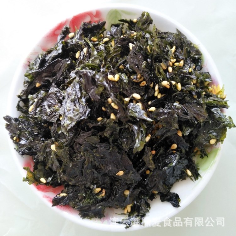 食品海苔拌飯芝麻炒海苔韓國(guó)即食拌飯海苔 兒童零食海苔碎250g裝