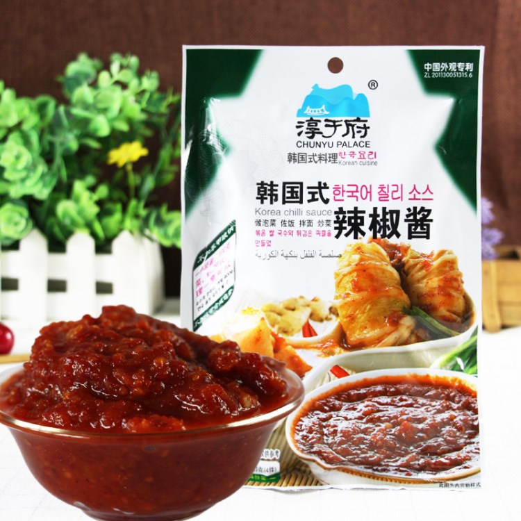 淳于府韓式辣椒醬200g 可做石鍋拌飯 炒年糕 韓國泡菜醬 泡菜調(diào)料