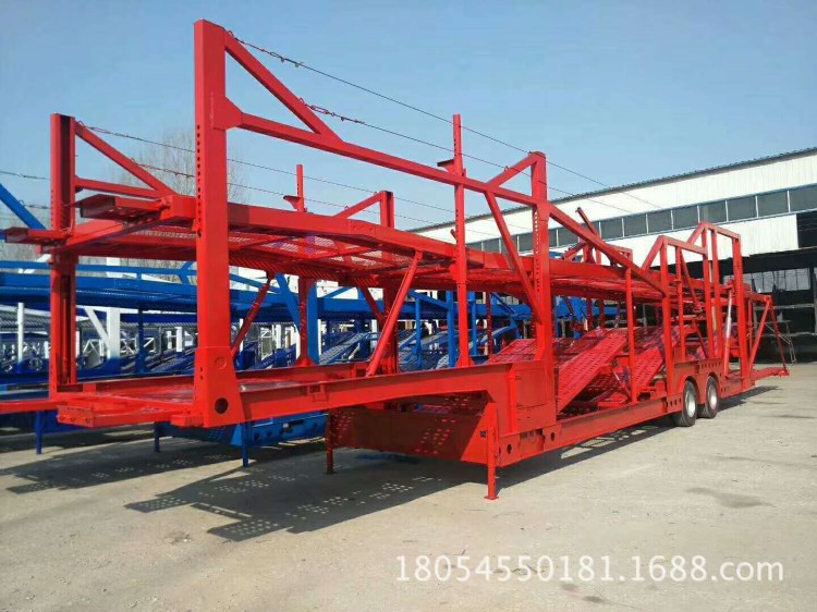 定做轎車運(yùn)輸車13.75米封閉式 轎運(yùn)車改車業(yè)務(wù)雙軸單胎式