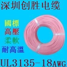 創(chuàng)勝達廠家直銷:3135#18AWG特軟硅膠線 600V 耐溫200度0.82平方