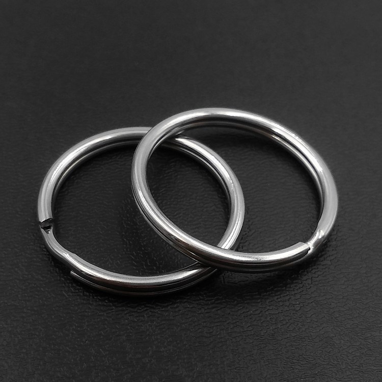 生产供应不锈钢304钥匙圈光圈 不锈钢钥匙环 各种尺寸钥匙扣批发