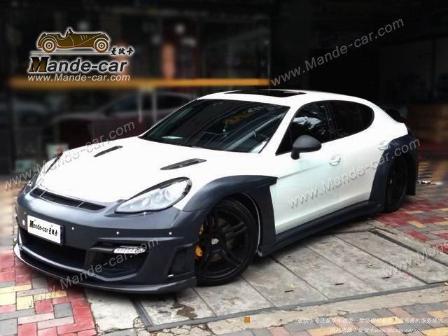 970保時捷Panamera包圍 lumma寬體套件 Porsche前杠碳纖機(jī)蓋尾翼