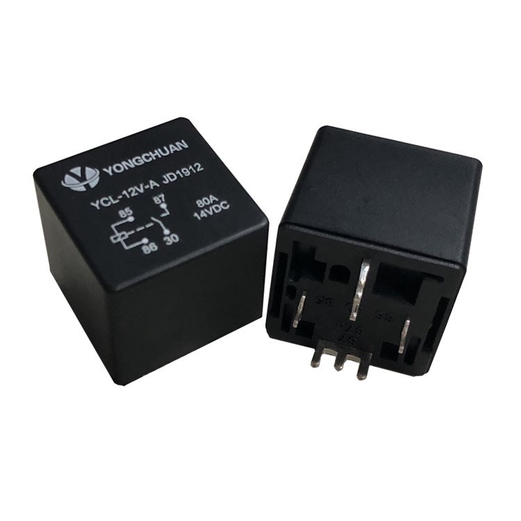 廠家同款HFV7-P-012-HS 80A PCB式引出腳汽車繼電器