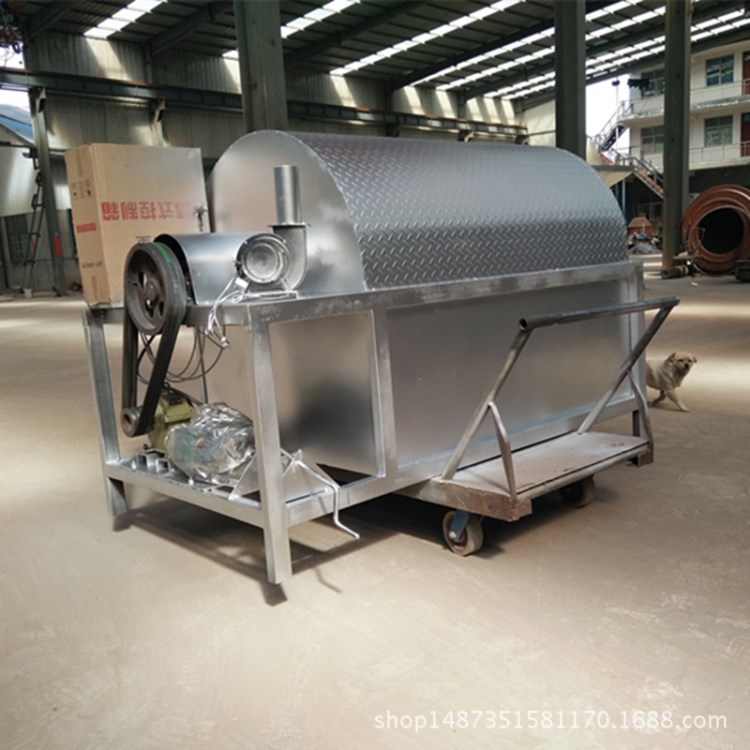 直銷生姜烘干機(jī) 自動抽濕電加熱食品級烘炒干燥機(jī) 大型轉(zhuǎn)筒式炒鍋