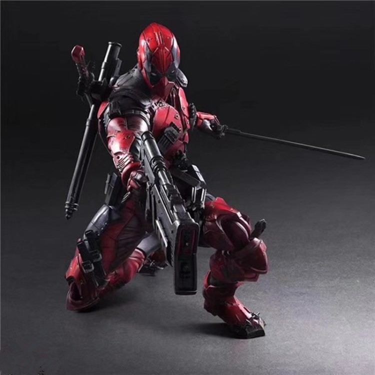 PlayArts PA改 關(guān)節(jié)可動死侍DEADPOOL X戰(zhàn)警手辦人偶模型1/6擺件