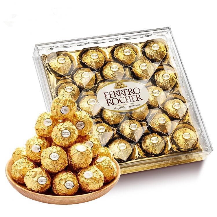 零食费列罗巧克力t24粒礼盒装情人节巧克力糖果喜糖休闲食品