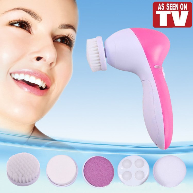 電動臉部按摩器、器、振動清潔器5in1 beauty care massager