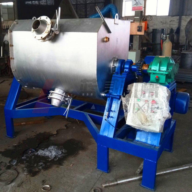 蝶閥放料不銹鋼真石漆攪拌機 大理石漆攪拌機 1噸真石漆混合機