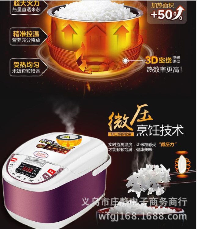 5L微電腦電飯煲九方煲 陽(yáng)超市商務(wù)會(huì)議會(huì)銷禮品贈(zèng)品廣告廠家