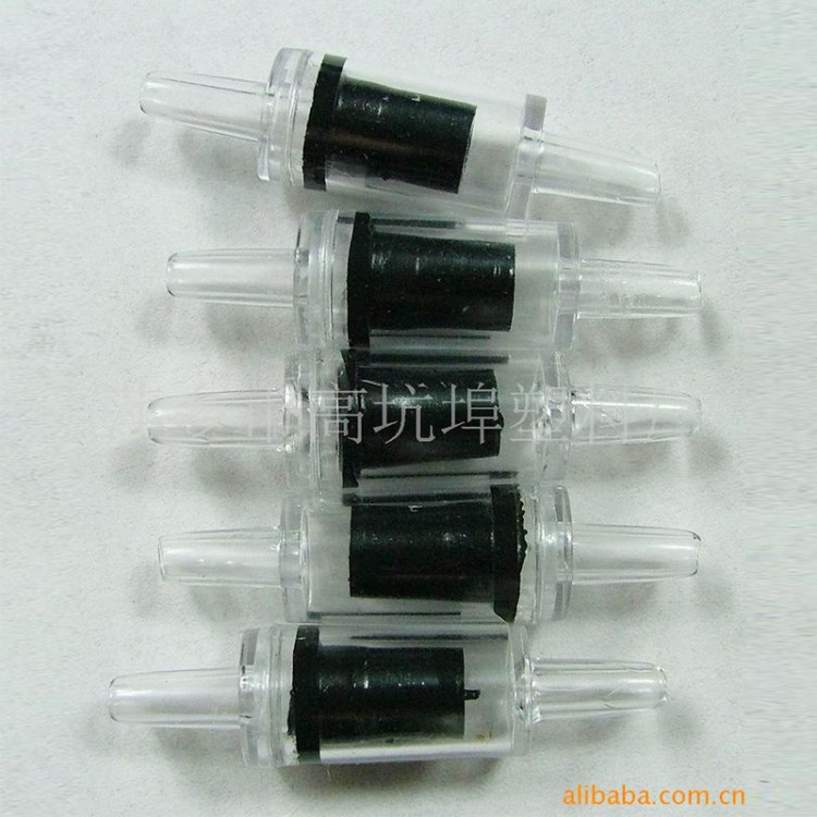 塑料快裝止回閥管件 彈簧式塑料單向閥低壓 抗臭氧柱塞式單向閥管