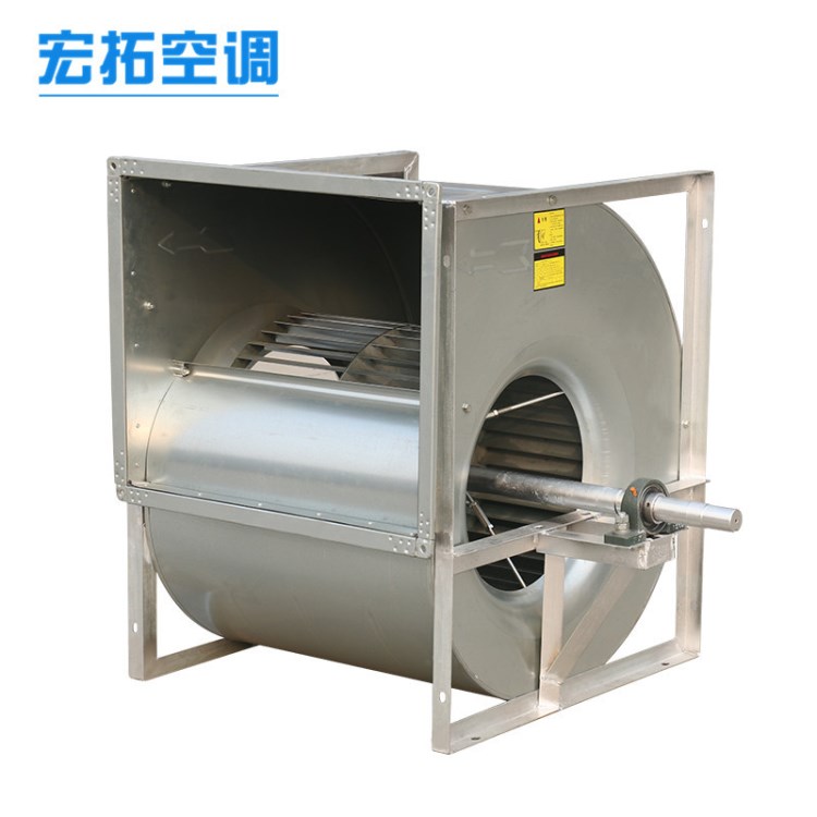 消防兩用柜式離心風機雙進風前傾式風機低噪聲離心風機加工定制