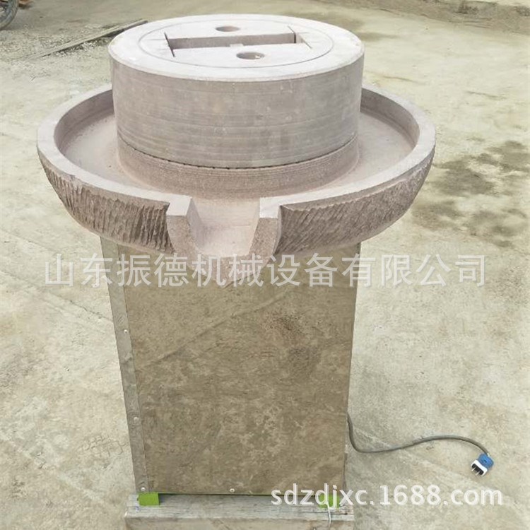 上海中小型電動石磨米漿機 五谷雜糧石磨 振德操作石磨豆腐機視頻