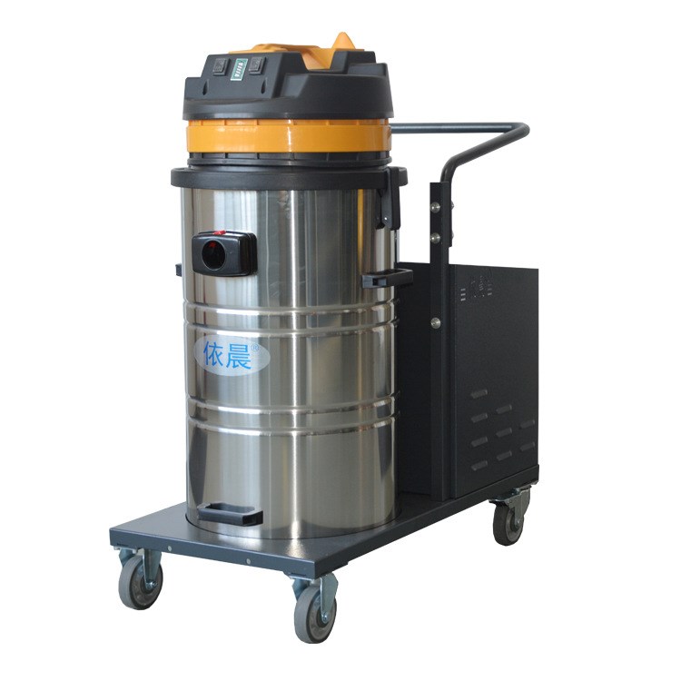 青浦依晨24V電瓶式工業(yè)吸塵器手推式吸塵吸水機(jī)充電工業(yè)吸塵器