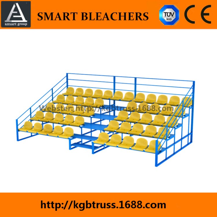 球場雷亞移動看臺 學(xué)?；顒雍喴卓磁_ 小型鋁合金可拆裝看臺