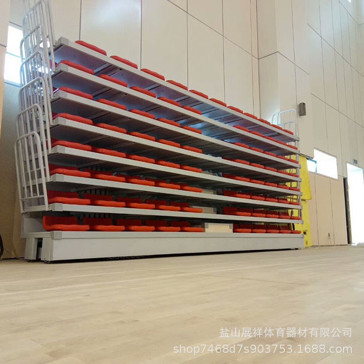 移動(dòng)伸縮看臺(tái)座椅 室內(nèi)會(huì)議室禮堂折疊座椅 低背座椅電動(dòng)伸縮看臺(tái)